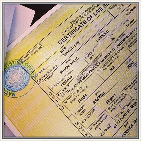 nso copy of birth certificate mean.